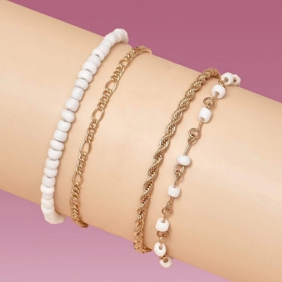 4pcs Bead Design Bracelet - Picture 3 of 3